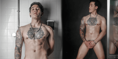 ภาพโป๊ทางบ้าน แจกวาป onlyfans beer นายแบบหนุ่มหล่อ ยืนโชว์บวบอวบอิ่ม