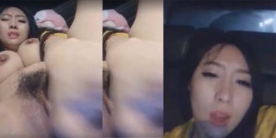โบกแท็กซี่ข้างทาง สาวเน็ตไอดอลใช้เซ็กส์ทอยติ้วหีขณะอยู่บนรถ