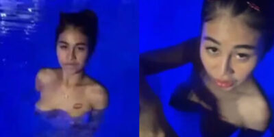 คลิปหลุดทวิต รอยสักน้องออย ดูชัด ๆ ตอนลงเล่นน้ำในสระว่ายน้ำ